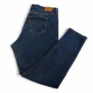 Levi's Women’s Dark Wash High Rise Skinny 16W Stretch Blue Jeans